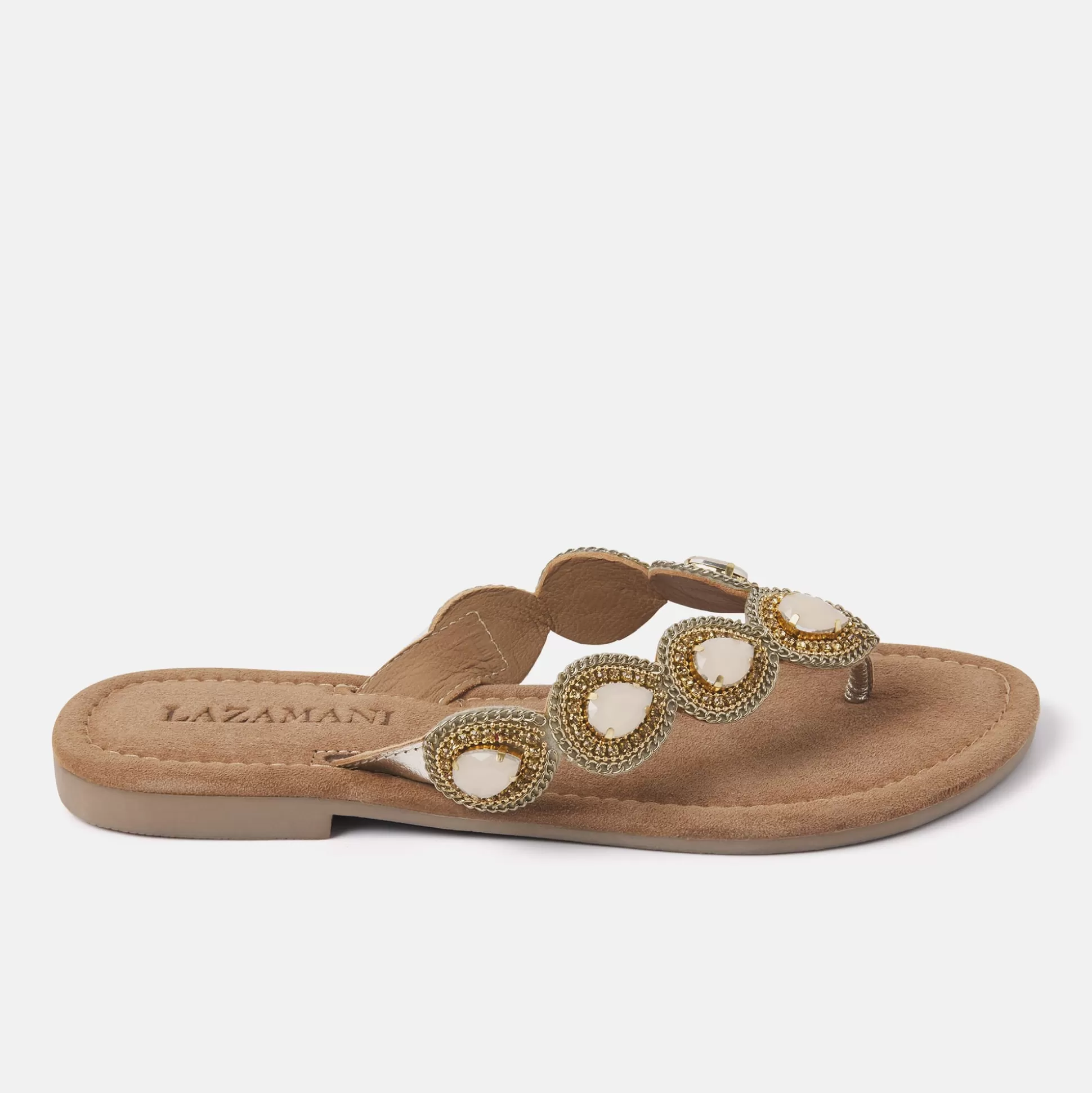 Vrouw Lazamani Dames Slippers 33.515 Gold