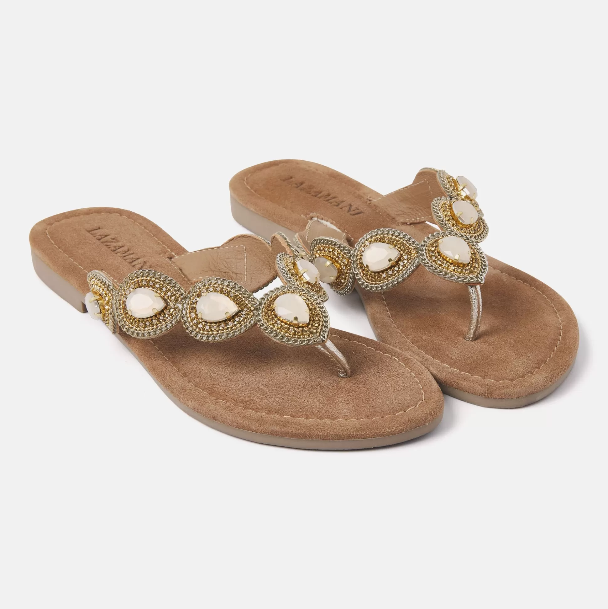 Vrouw Lazamani Dames Slippers 33.515 Gold