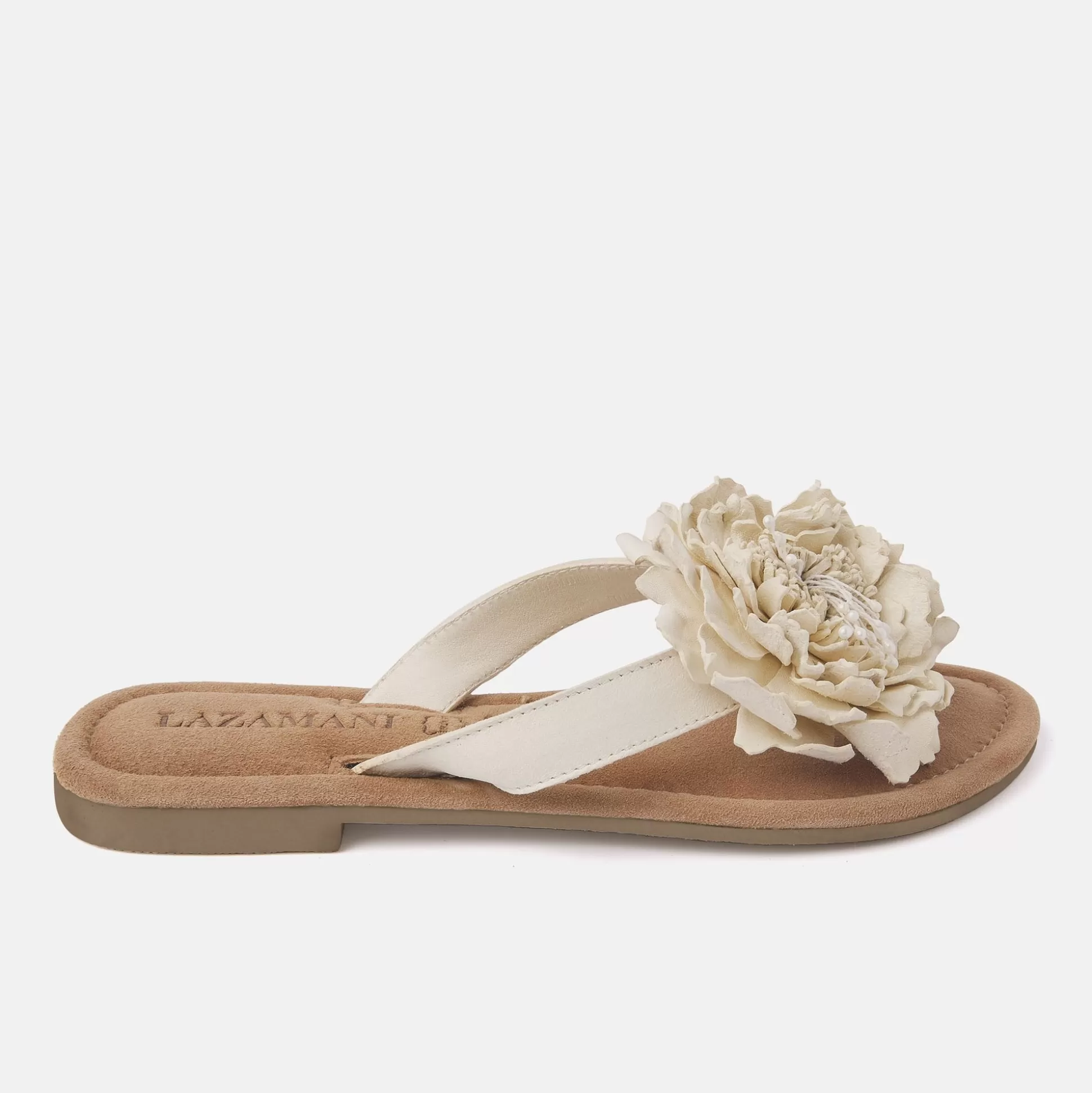 Vrouw Lazamani Dames Slippers 33.517 Off-White
