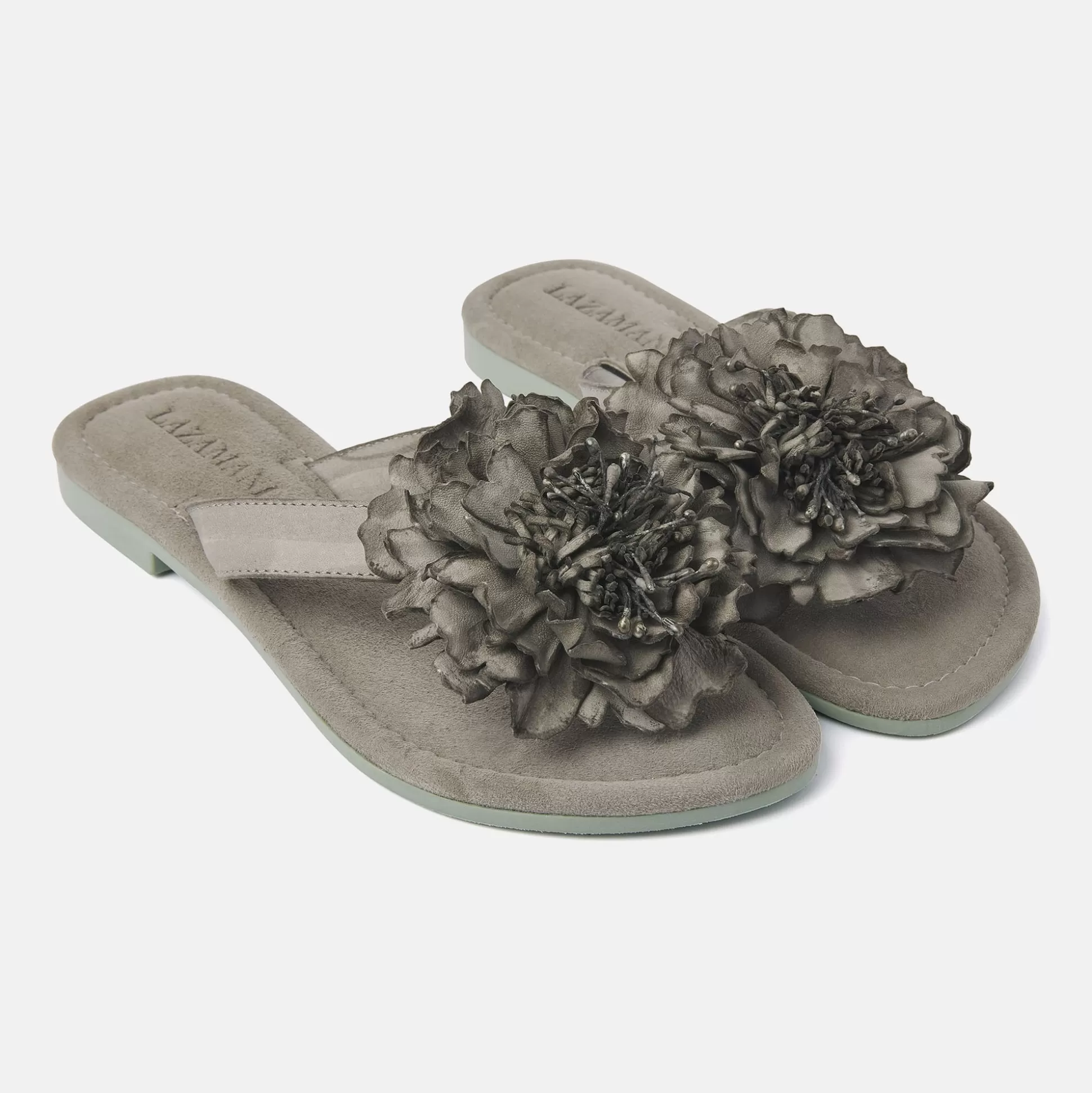 Vrouw Lazamani Dames Slippers 33.517 Sage