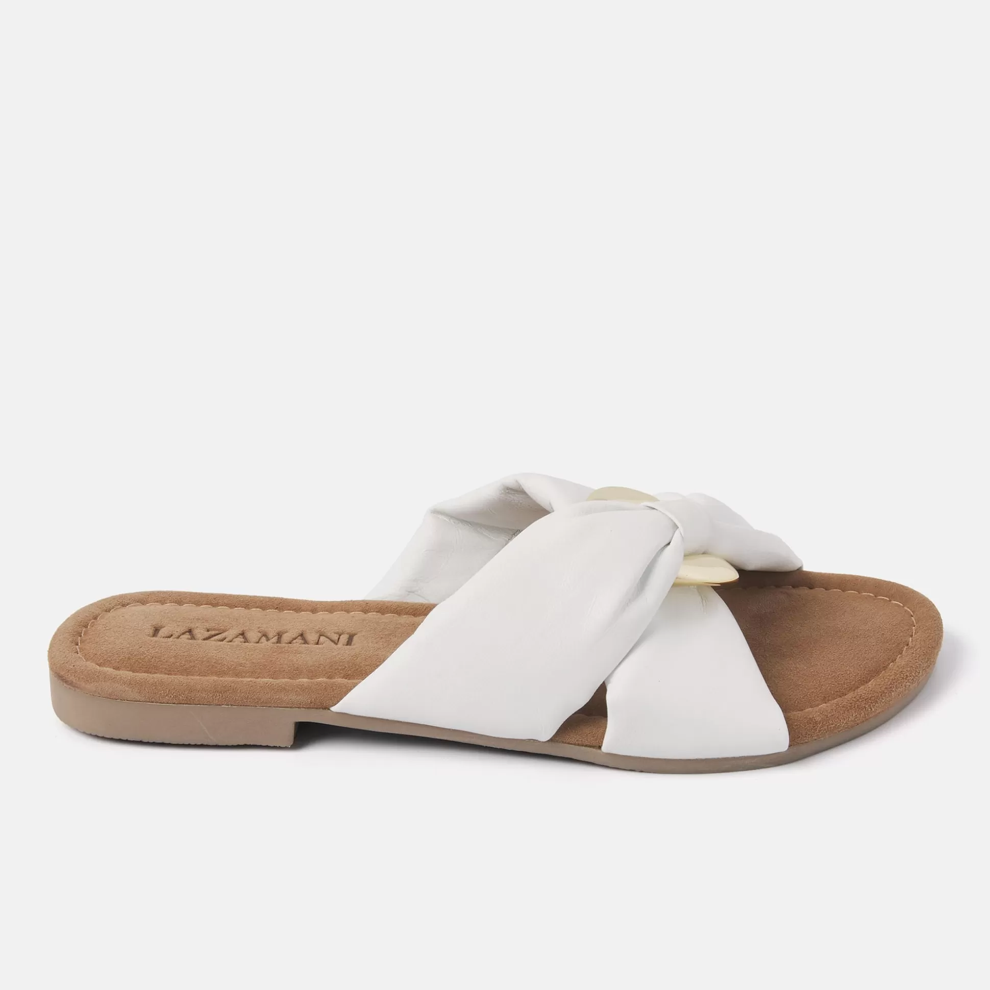 Vrouw Lazamani Dames Slippers 33.530 White
