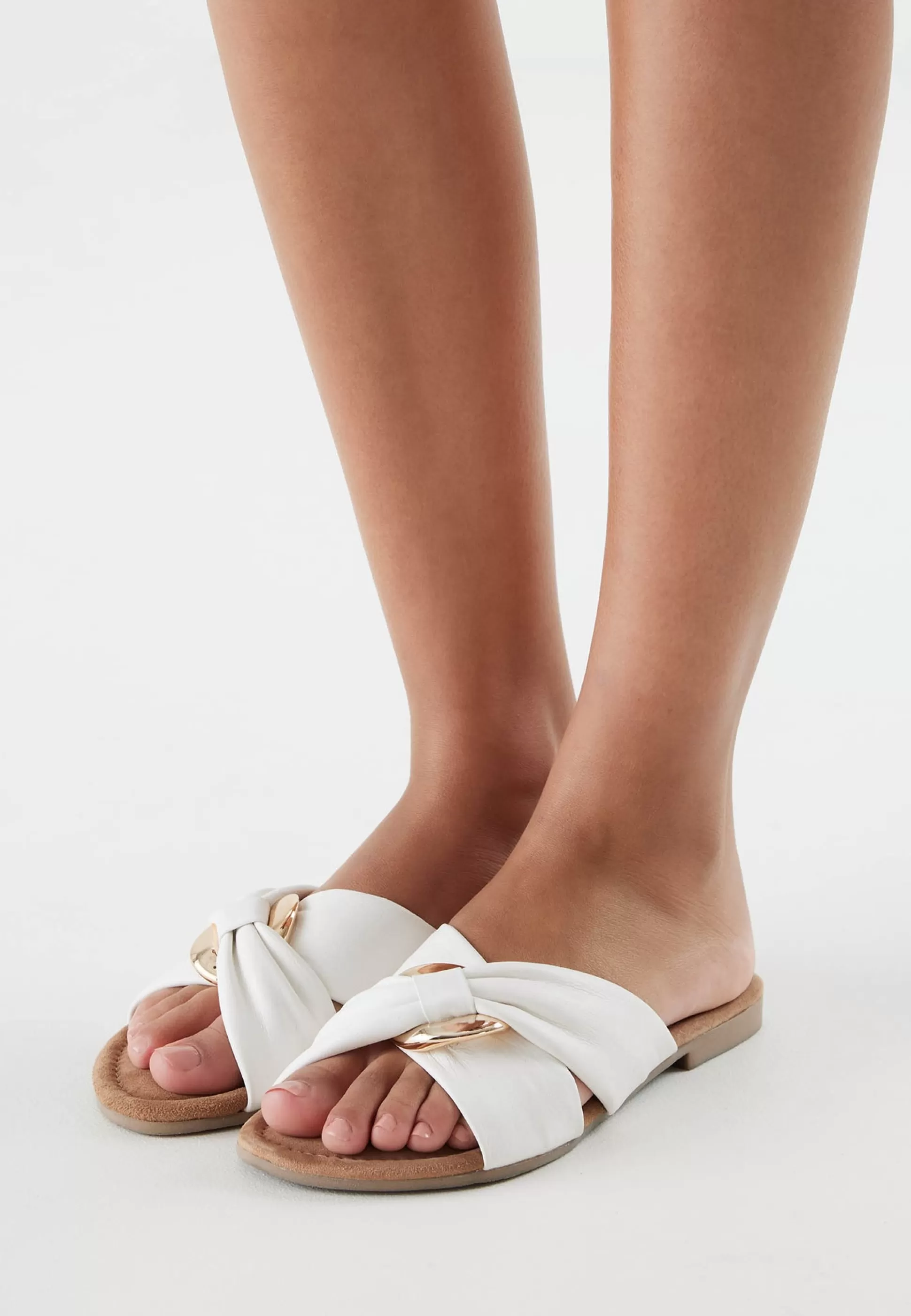 Vrouw Lazamani Dames Slippers 33.530 White