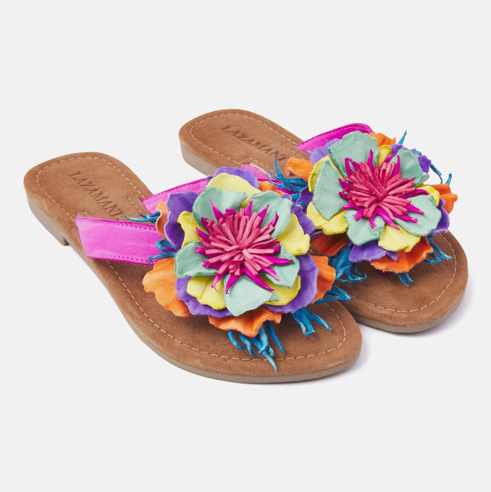 Vrouw Lazamani Dames Slippers 33.726 Fuxia