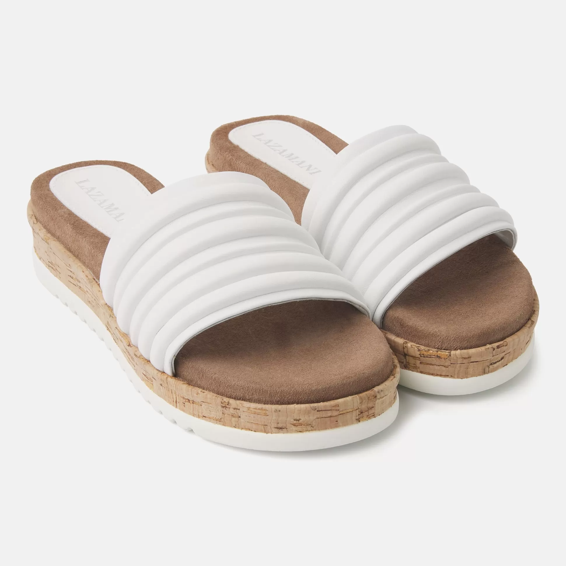 Vrouw Lazamani Dames Slippers 75.303 White