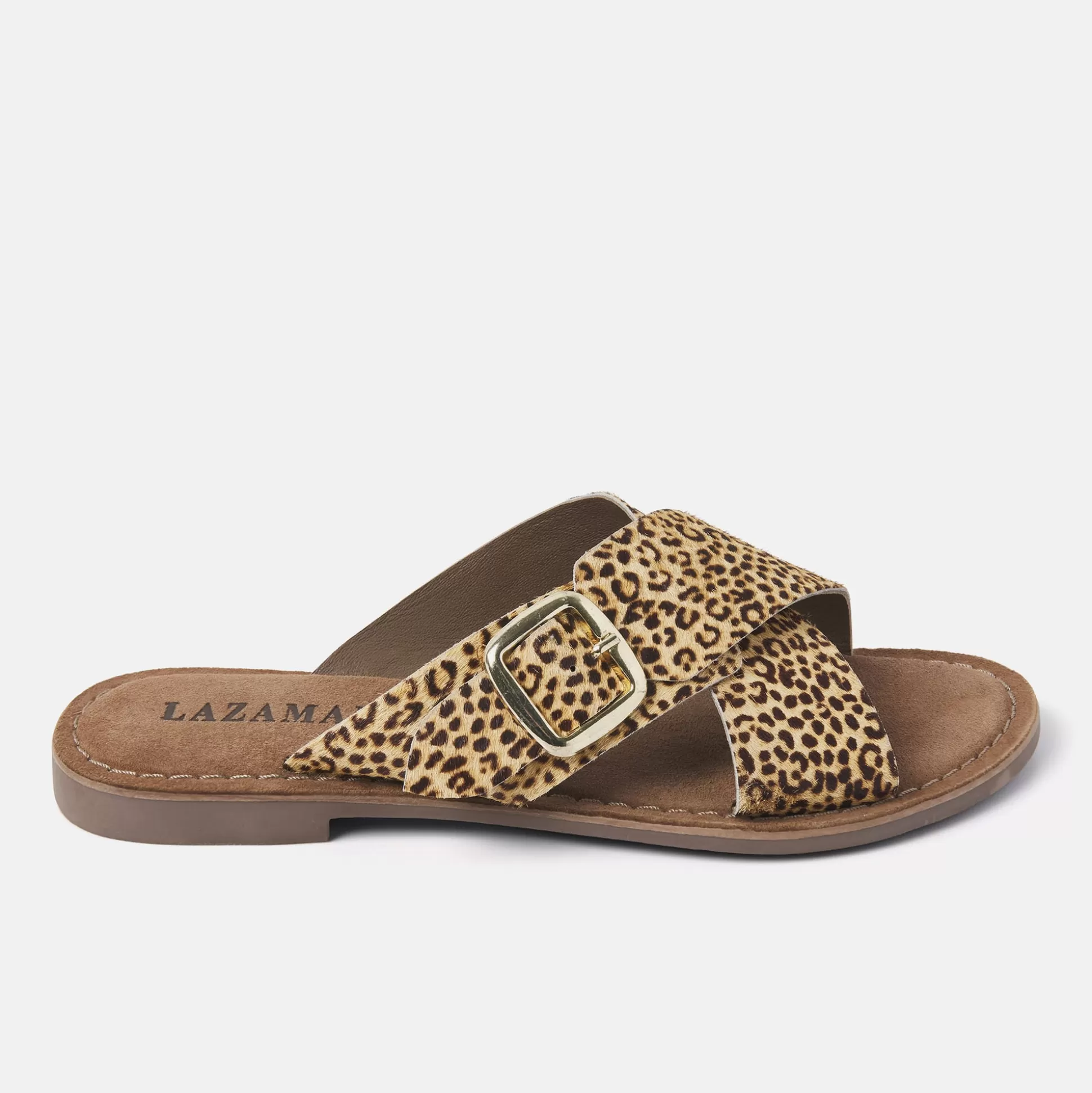 Vrouw Lazamani Dames Slippers 75.323 Leopard