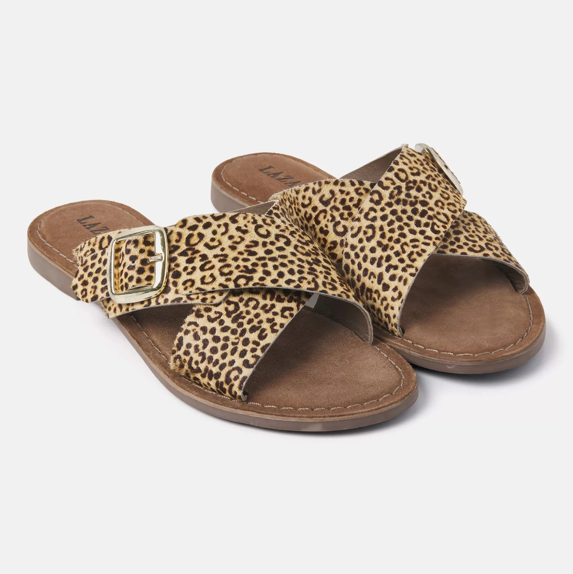 Vrouw Lazamani Dames Slippers 75.323 Leopard
