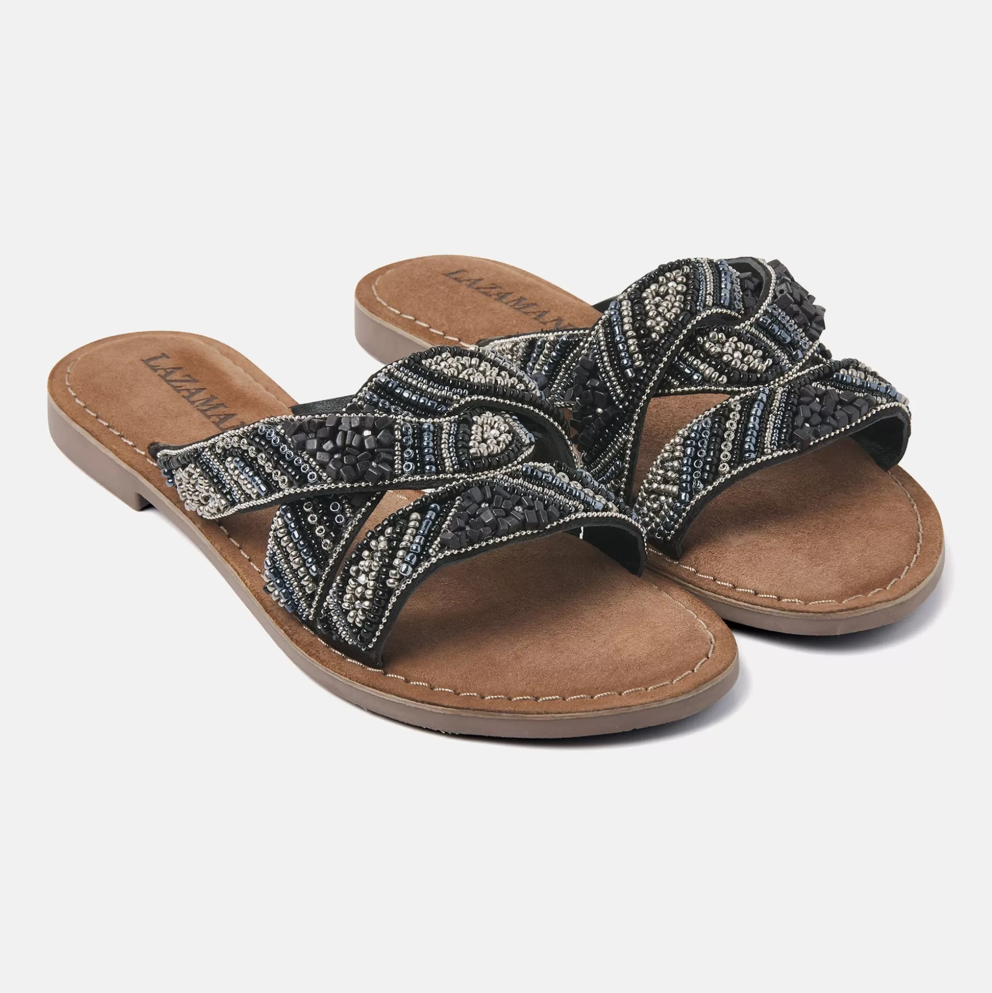 Vrouw Lazamani Dames Slippers 75.337 Black