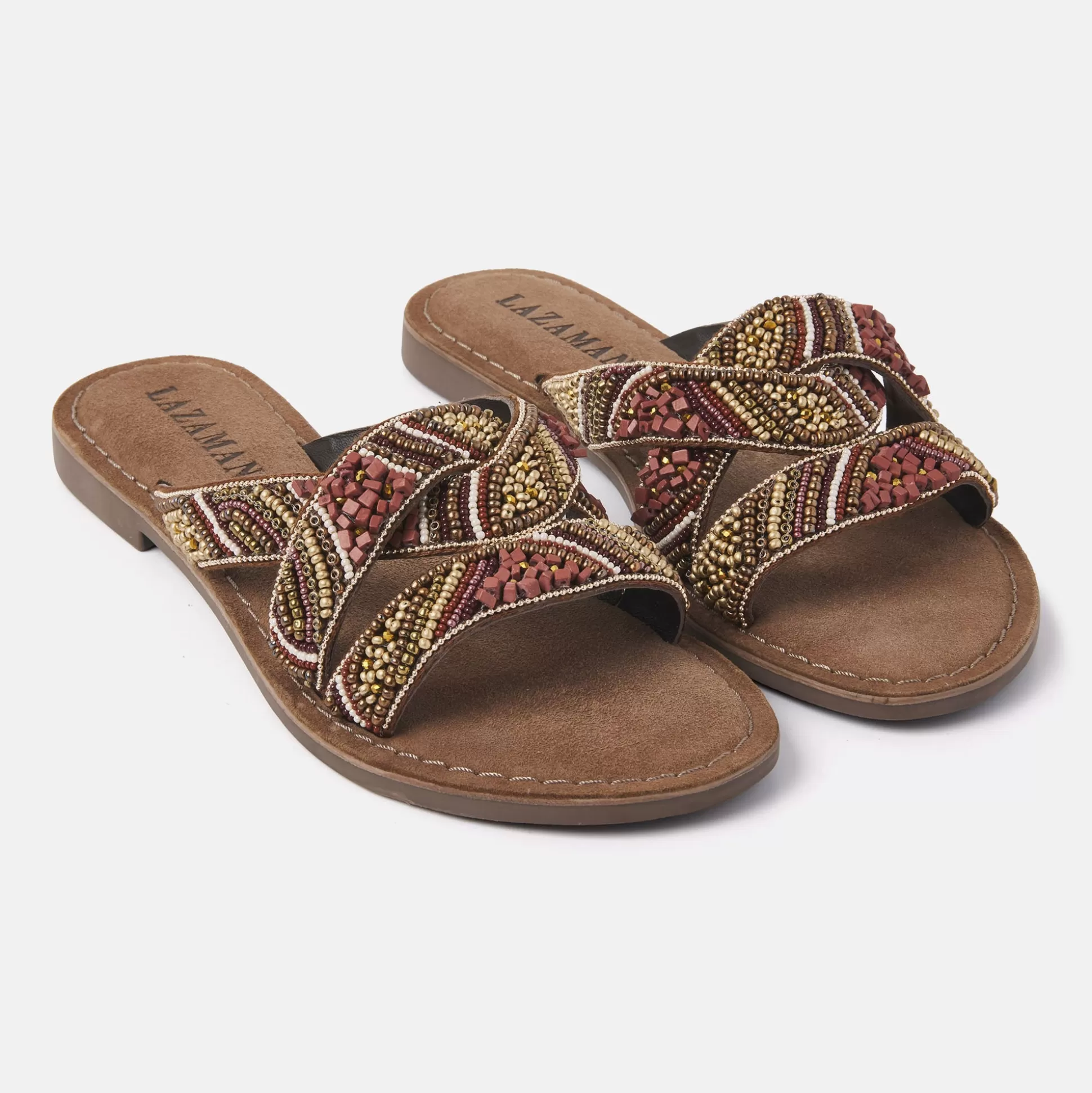 Vrouw Lazamani Dames Slippers 75.337 Brown