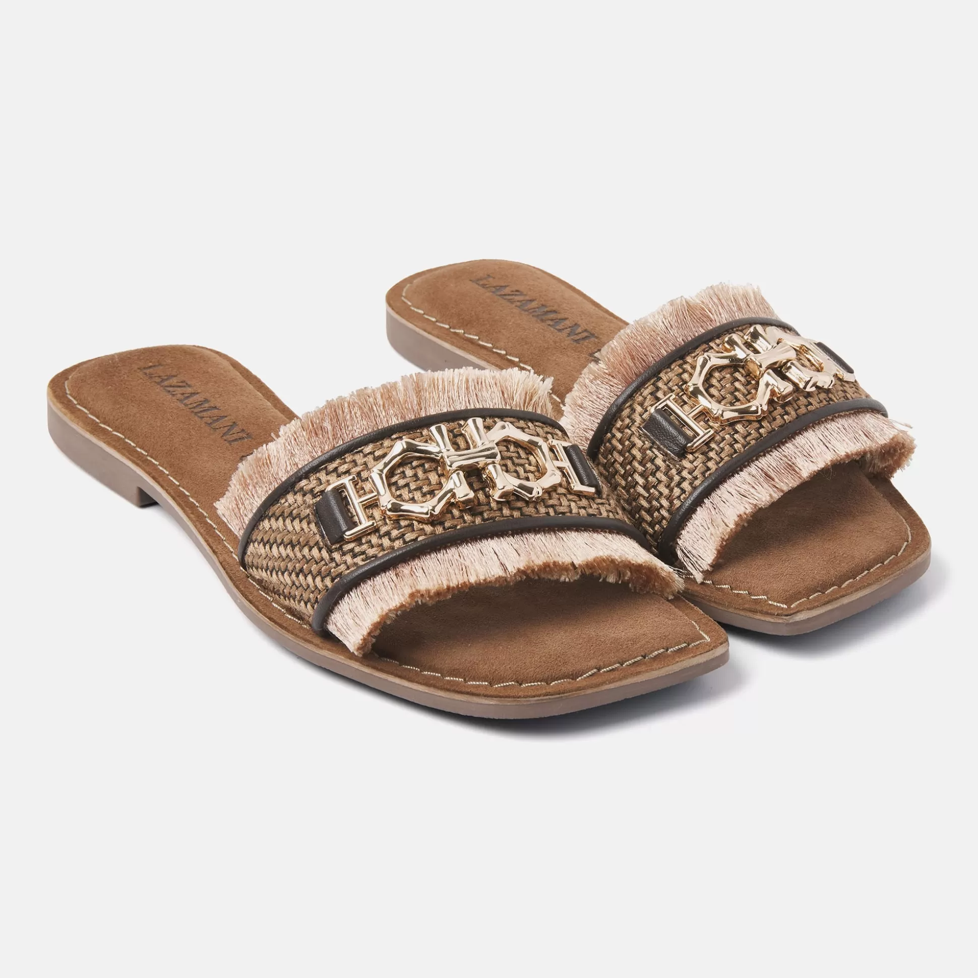 Vrouw Lazamani Dames Slippers 75.362 Brown