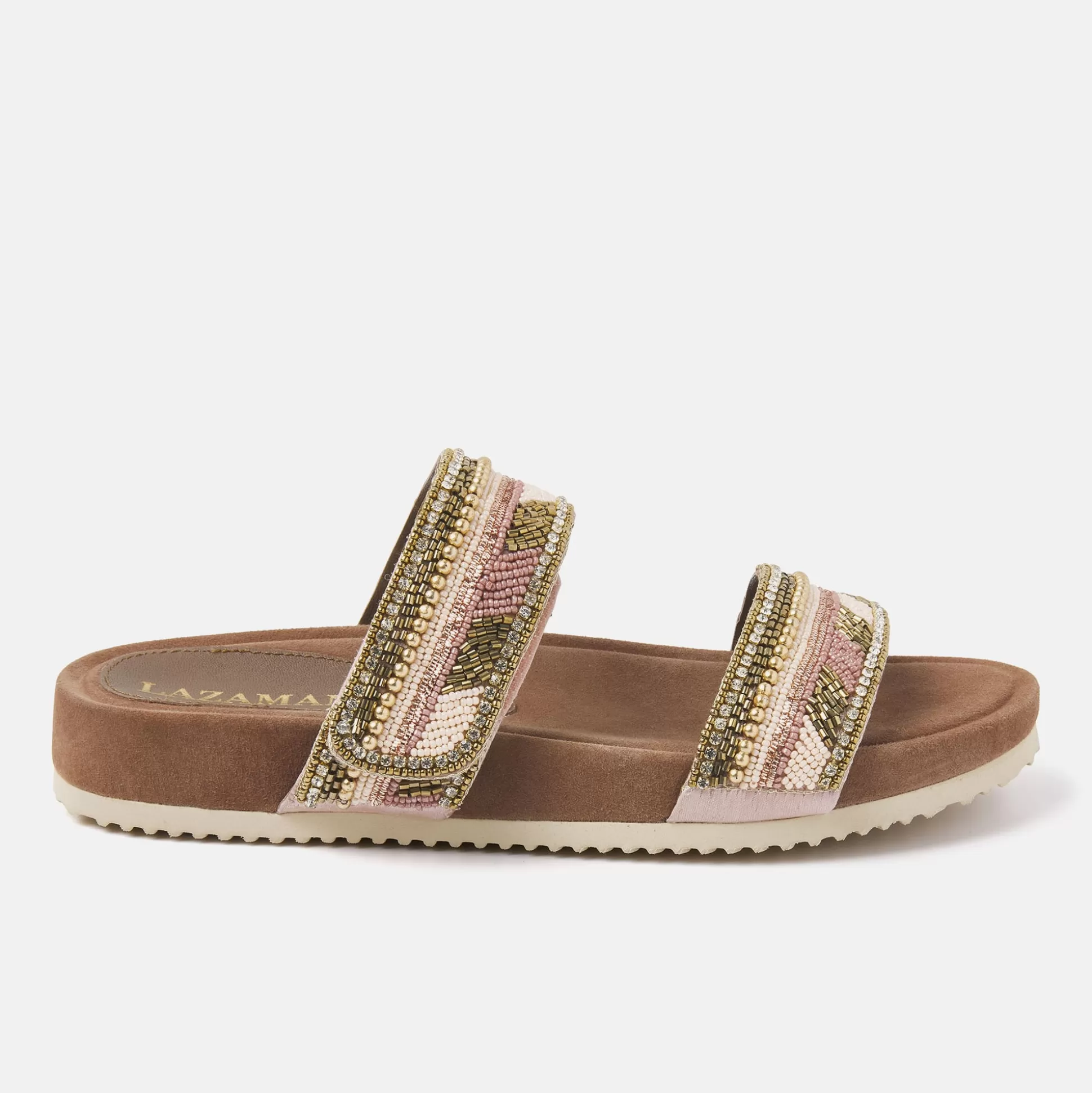 Vrouw Lazamani Dames Slippers 75.386 Nude