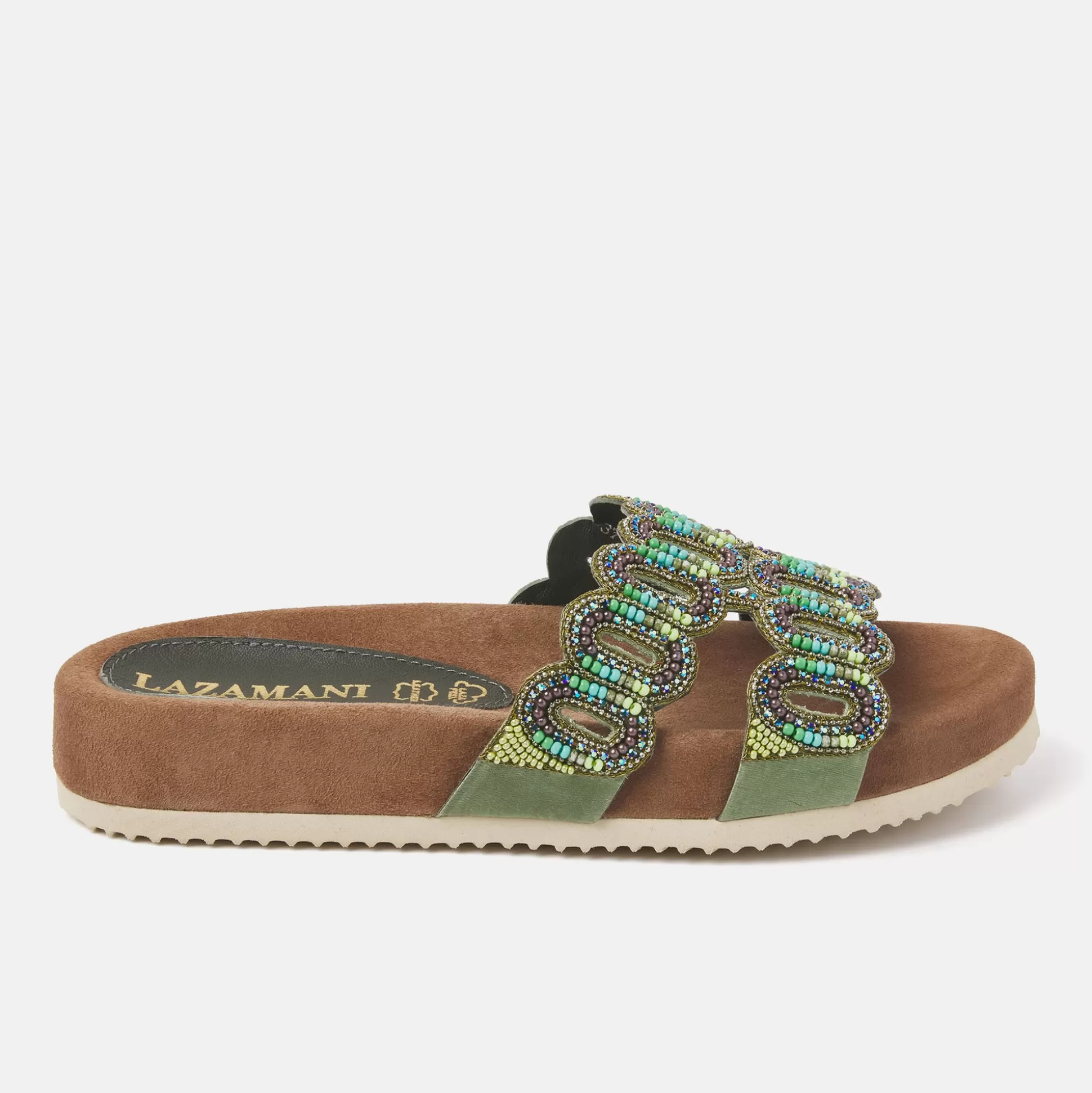 Vrouw Lazamani Dames Slippers 75.391 Olive