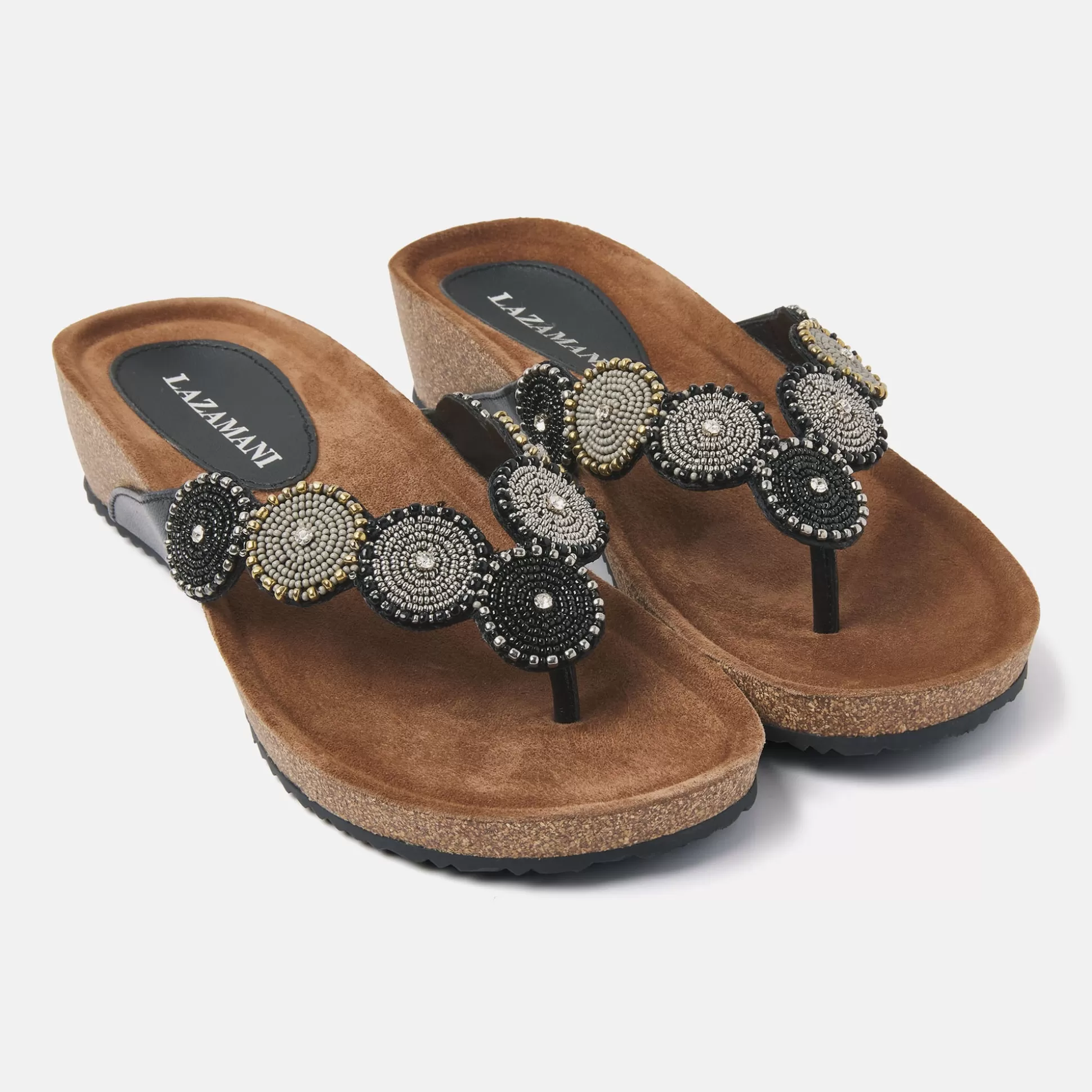 Vrouw Lazamani Dames Slippers 75.455 Black