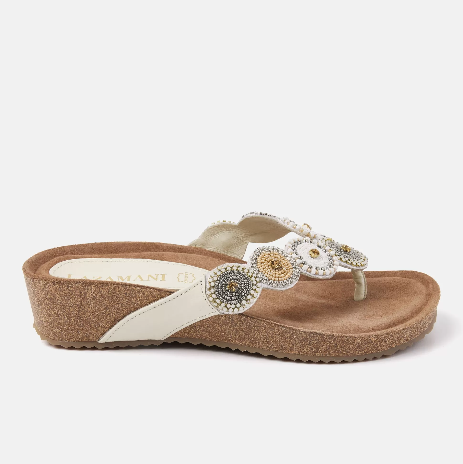 Vrouw Lazamani Dames Slippers 75.455 Off-White