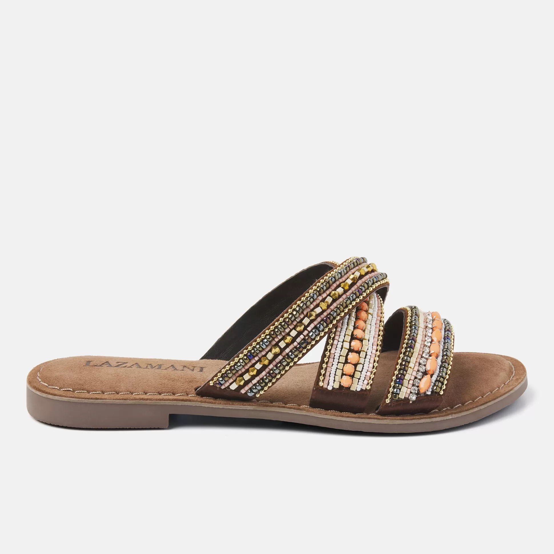 Vrouw Lazamani Dames Slippers 75.474 Brown