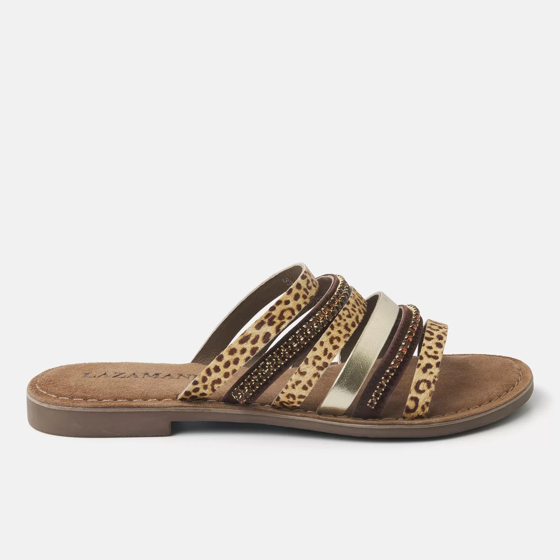 Vrouw Lazamani Dames Slippers 75.532 Leopard