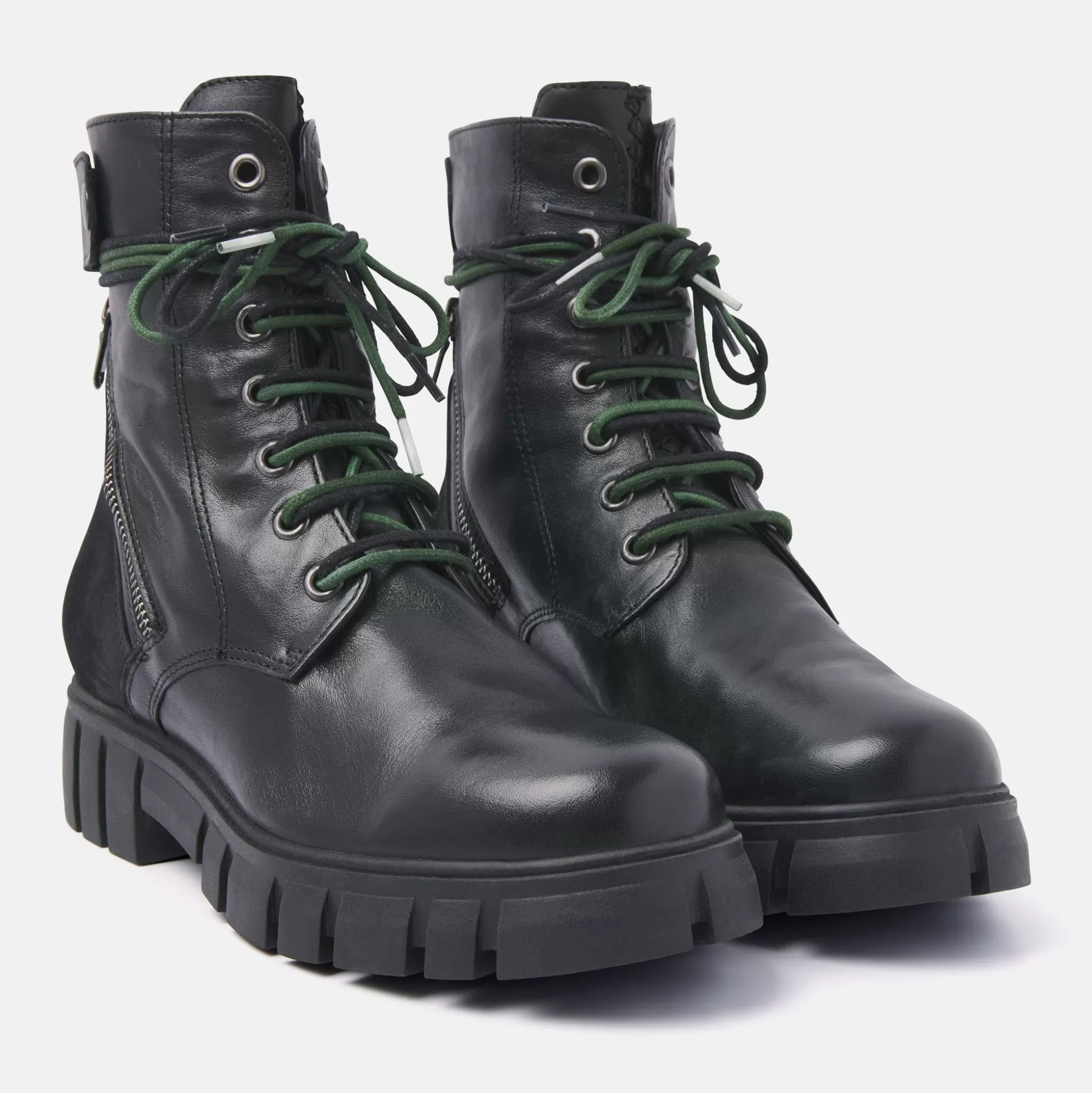 Vrouw Lazamani Dames Veterboots 74.469 Black